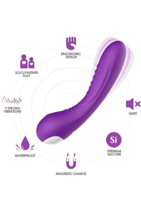 Legend Vibrator Silikon Lila von Armony Vibrators kaufen | Fesselliebe