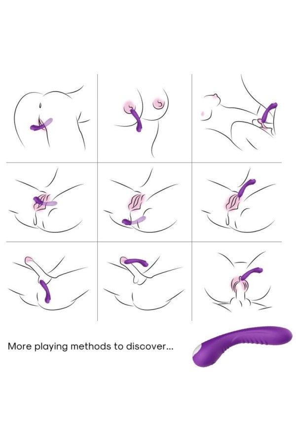 Legend Vibrator Silikon Lila von Armony Vibrators kaufen | Fesselliebe