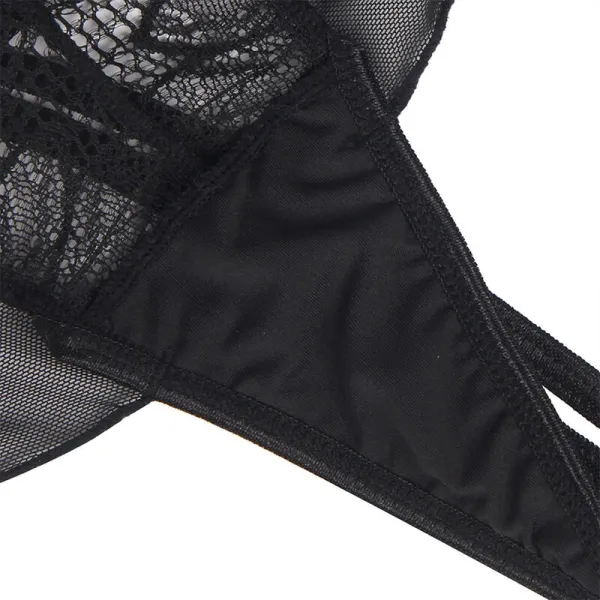 Teddy-Halter-Neck-Bare-Back-Spitze Schwarz S/M von Subblime Bodies kaufen | Fesselliebe