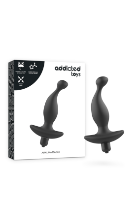 Analmassager mit Schwarzer Vibrationmodell 1 von Addicted Toys kaufen | Fesselliebe