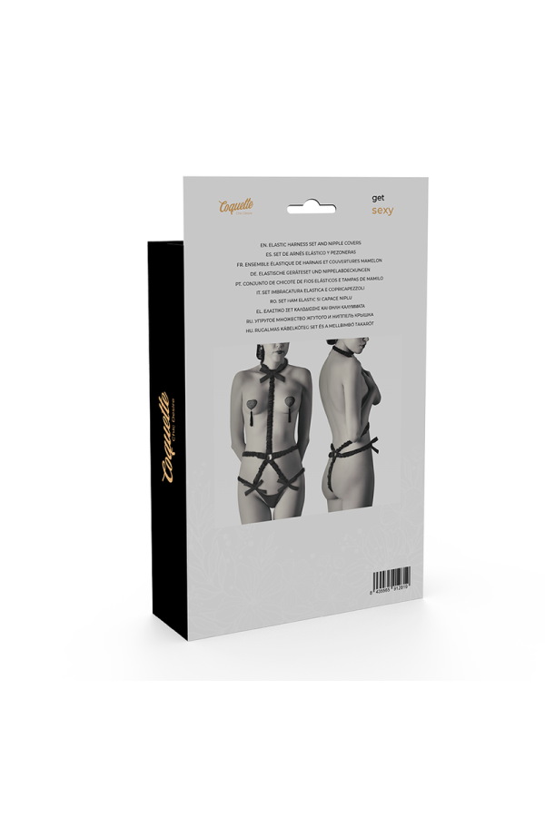 Dessous-Set mit Deluxe-Nippelabdeckungen von Coquette Accessories kaufen | Fesselliebe