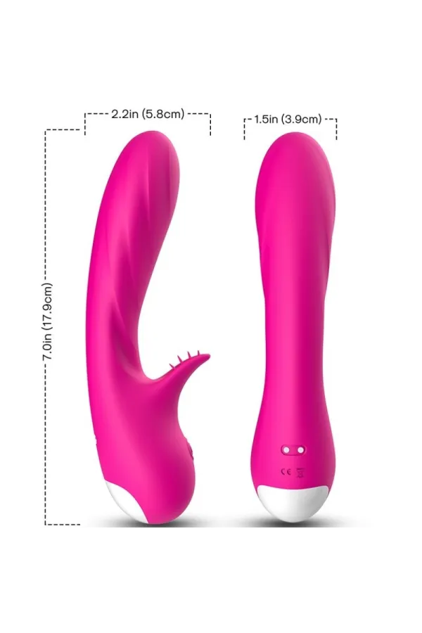 Romance Vibrator mit Stimulator Fuchsia von Armony Vibrators kaufen - Fesselliebe