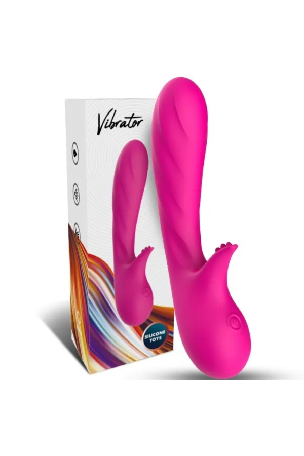 Romance Vibrator mit Stimulator Fuchsia von Armony Vibrators kaufen - Fesselliebe