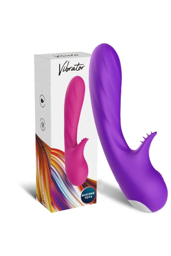 Romance Vibrator mit Stimulator Lila von Armony Vibrators kaufen - Fesselliebe