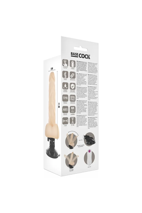 Realistisch Biegsam Fernsteuerbar Hautfarben 21 Cm von Basecock kaufen - Fesselliebe