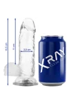 Transparenter Dildo mit Hoden 15.5cm X 3.5cm von X Ray kaufen - Fesselliebe