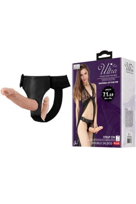 Ultra Leidenschaftlicher Doppelte Dildos mit Harness von Baile Harness Collection kaufen | Fesselliebe