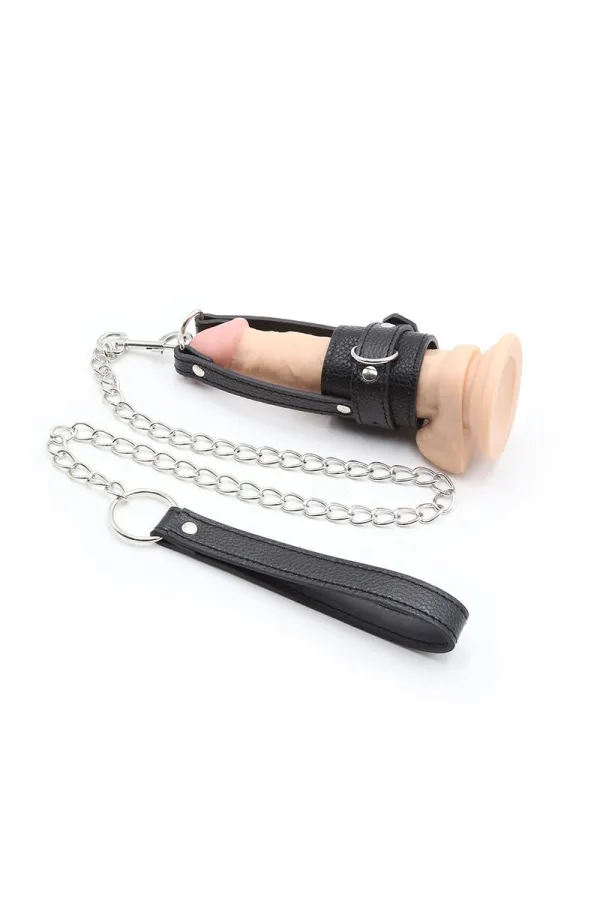 Fetish Penisring mit Metal Leine Kette von Ohmama Fetish kaufen - Fesselliebe