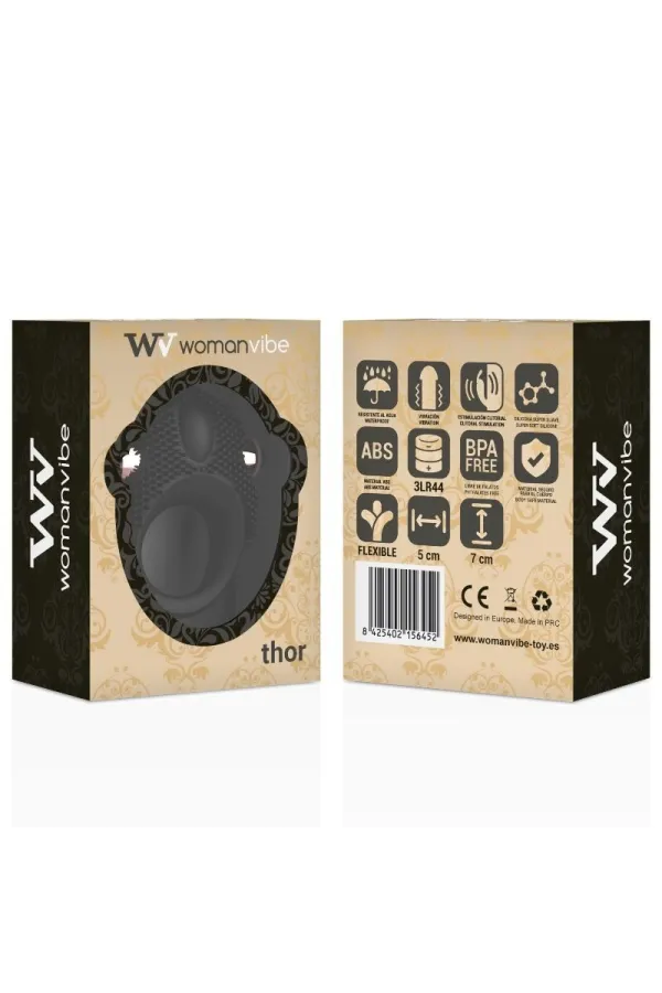 Thor Silikon Vibrator Ring von Womanvibe kaufen - Fesselliebe