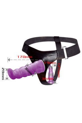 Weibliches Anal und Vaginalgeschirr Flieder G-Punkt 17 cm von Baile kaufen | Fesselliebe