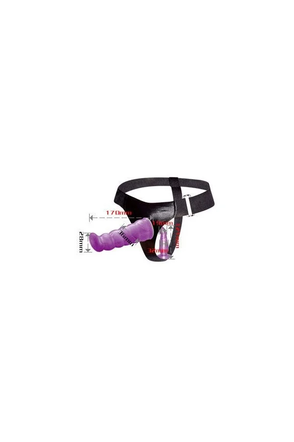 Ultra Harness Female Anal und Vaginal Lila von Baile Harness Collection kaufen - Fesselliebe