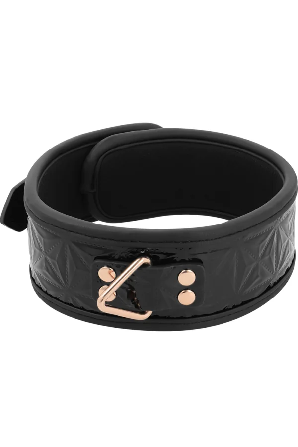 Begme Schwarz Edition Premium Veganes Kunstlederhalsband von Begme Black Edition kaufen - Fesselliebe