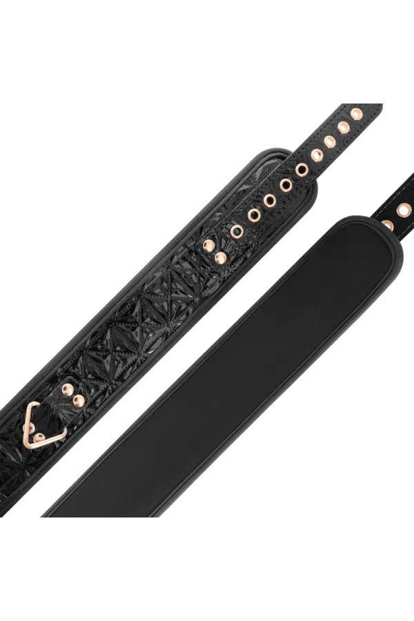 Begme Schwarz Edition Premium Veganes Kunstlederhalsband von Begme Black Edition kaufen - Fesselliebe