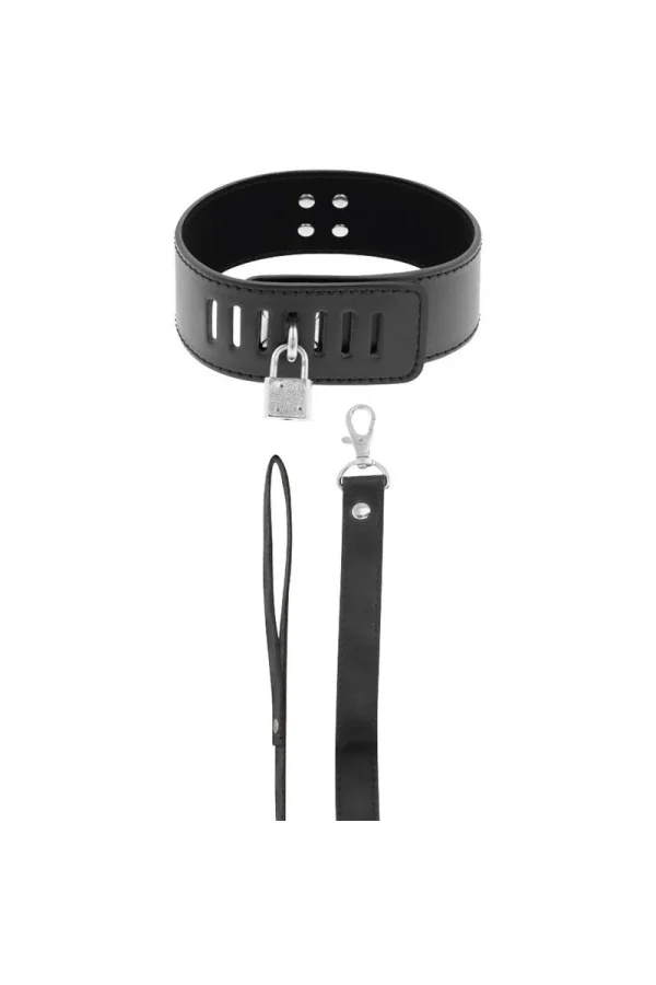 Dark Ness Locking Posture Halsband - Schwarz von Darkness Bondage kaufen - Fesselliebe