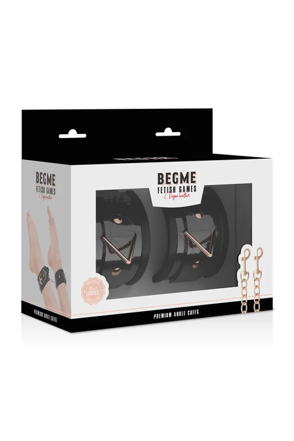 Begme Schwarz Edition Premium Knöchelmanschetten von Begme Black Edition kaufen - Fesselliebe