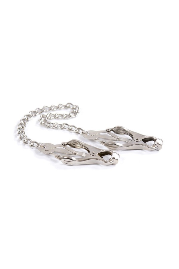 Metallklemmen mit Kette von Ohmama Fetish kaufen | Fesselliebe