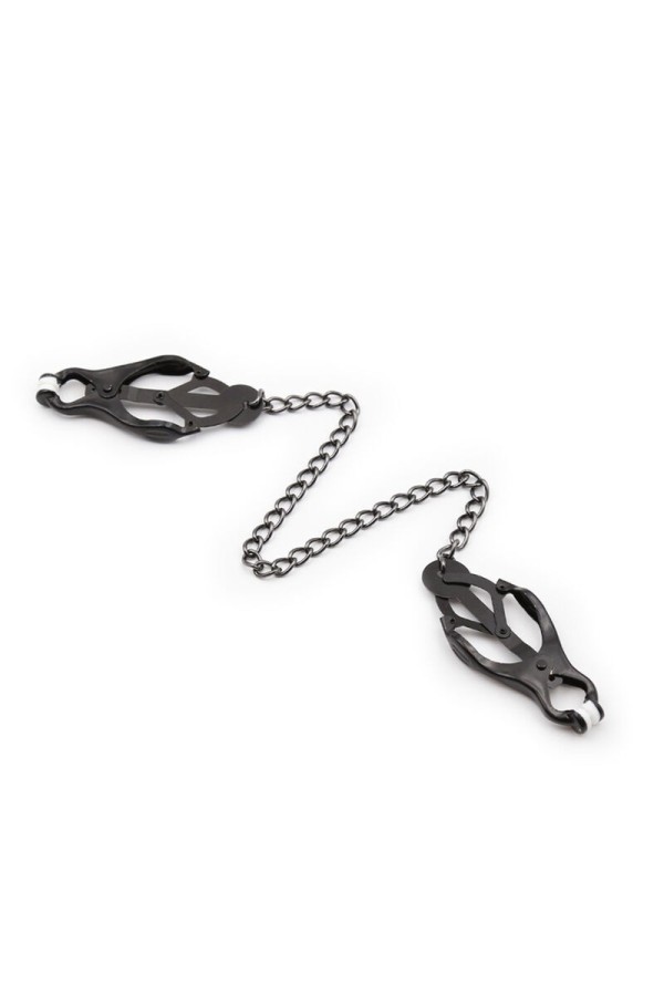 Japanische Nippelklammern mit Schwarzer Kette von Ohmama Fetish kaufen | Fesselliebe