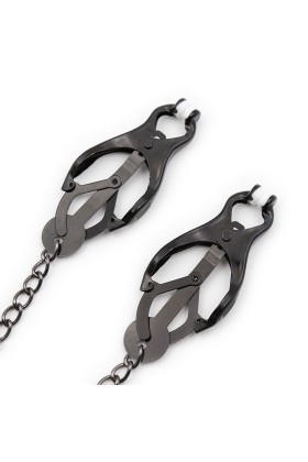 Japanische Nippelklammern mit Schwarzer Kette von Ohmama Fetish kaufen | Fesselliebe