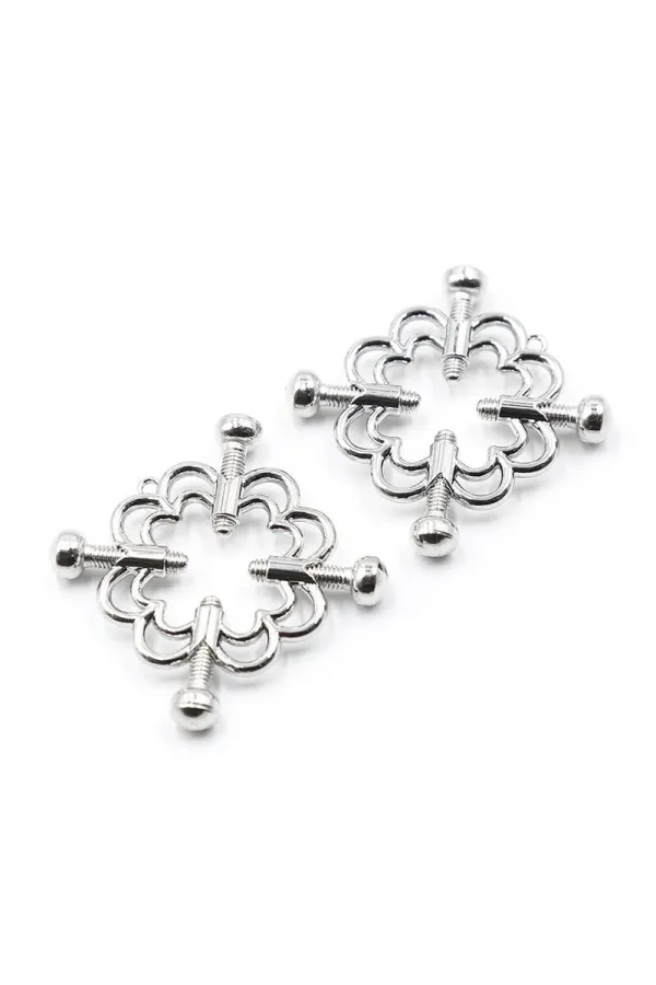 Metallische Nippelklemmen Blume von Ohmama Fetish kaufen - Fesselliebe