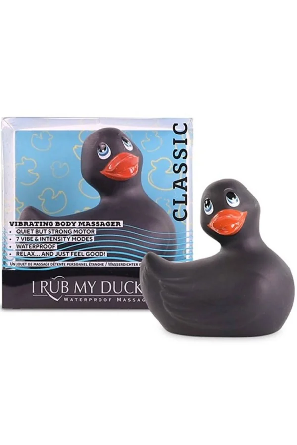 I Rub My Duckie Klassische Vibrierende Badeente Schwarz von Big Teaze Toys kaufen - Fesselliebe