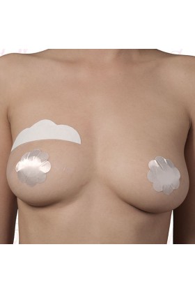 Brustverbesserung + Seiden Nippel Abdeckung Cup F/H von Bye Bra - Tapes kaufen | Fesselliebe