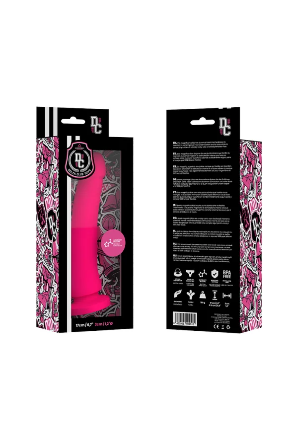 Dildo Pink Silikon 17 X 3cm von Deltaclub kaufen - Fesselliebe