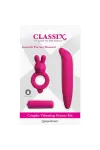 KIT FÜR PAARE MIT RING, BULLET UND ROSA STIMULATOR VON CLASSIX kaufen - Fesselliebe