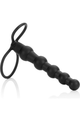 Beaded Dual Penetrator Schwarz von Calexotics kaufen | Fesselliebe