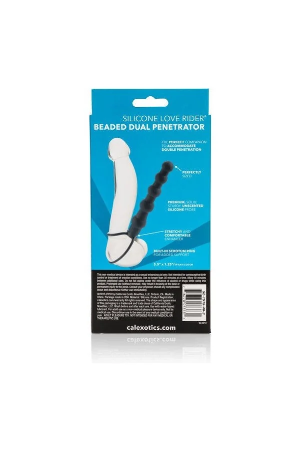 Calex Beaded Dual Penetrator Schwarz von California Exotics kaufen - Fesselliebe