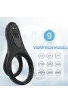 Doppelringvibrator Schwarz von Armony For Him kaufen - Fesselliebe