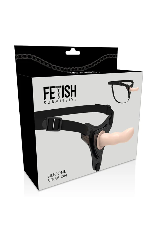 Silikon Strap-On Hautfarben 12,5 Cm G-Spot von Fetish Submissive Harness kaufen - Fesselliebe