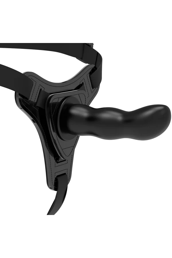 Silikon Strap-On Schwarz 16cm G-Spot von Fetish Submissive Harness kaufen - Fesselliebe