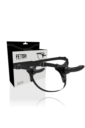 Realistisches Schwarzes Silikon 16 cm von Fetish Submissive Harness kaufen | Fesselliebe