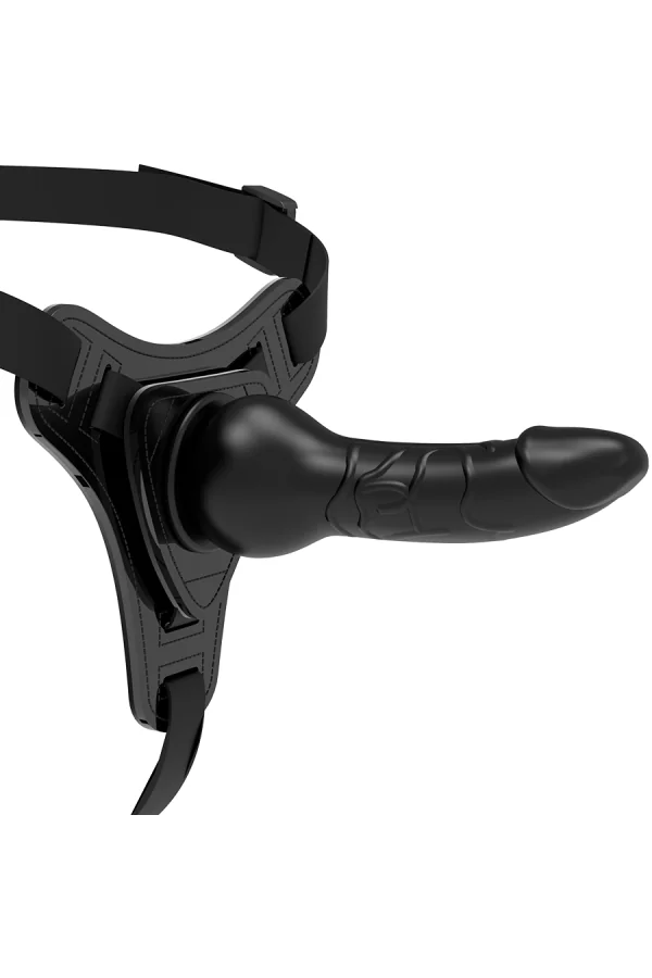 Silikon Strap-On Schwarz 16cm Realistisch von Fetish Submissive Harness kaufen - Fesselliebe