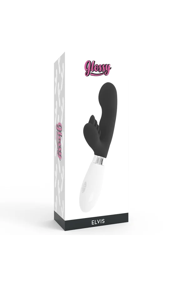 Elvis Rabbit Vibrator Schwarz von Glossy kaufen - Fesselliebe