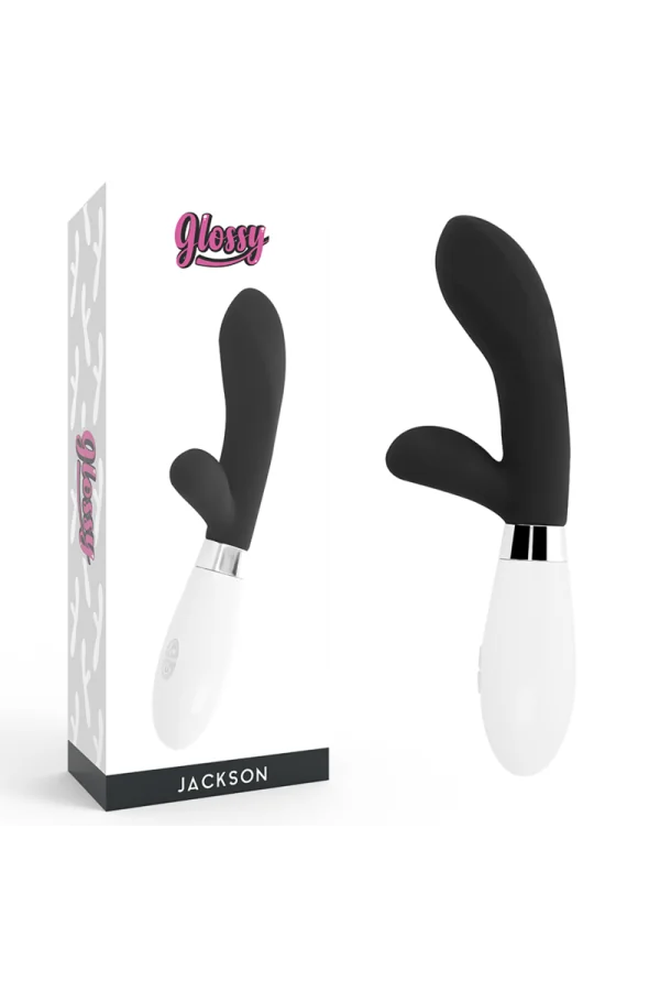 Jackson Rabbit Vibrator Schwarz von Glossy kaufen - Fesselliebe