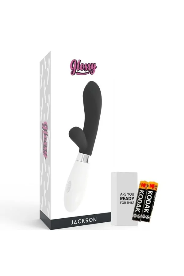 Jackson Rabbit Vibrator Schwarz von Glossy kaufen - Fesselliebe