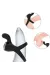 Ringvibrator Rabbit Schwarz von Armony For Him