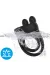 Ringvibrator Rabbit Schwarz von Armony For Him