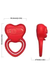 Ringvibrator Herz Rot von Armony For Him kaufen - Fesselliebe