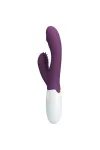 Butterfly Kiss Rabbit Vibrator & G-Spot Stimulator Lila von Pretty Love Flirtation