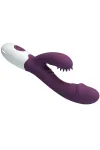 Butterfly Kiss Rabbit Vibrator & G-Spot Stimulator Lila von Pretty Love Flirtation