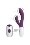 Butterfly Kiss Rabbit Vibrator & G-Spot Stimulator Lila von Pretty Love Flirtation