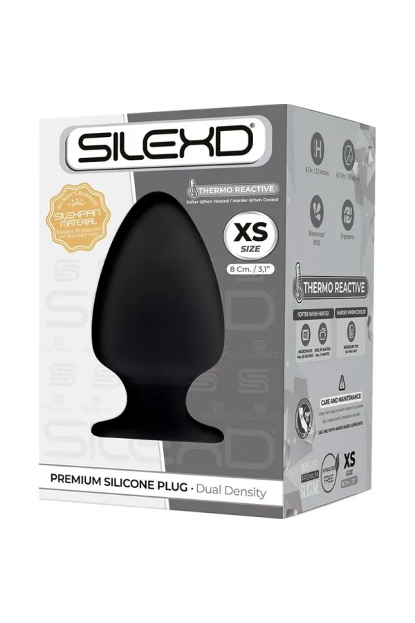 Modell 1 Analplug Premium Silexpan Silikon Premium Thermoreaktive Grösse Xs von Silexd kaufen - Fesselliebe