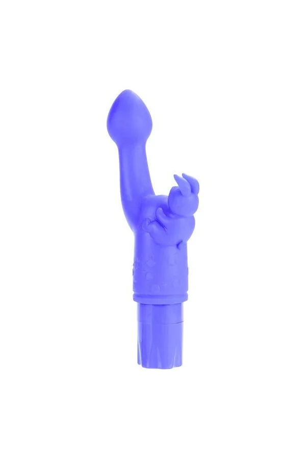 Silikon Bunny Kiss Vibrator lila von California Exotics kaufen - Fesselliebe