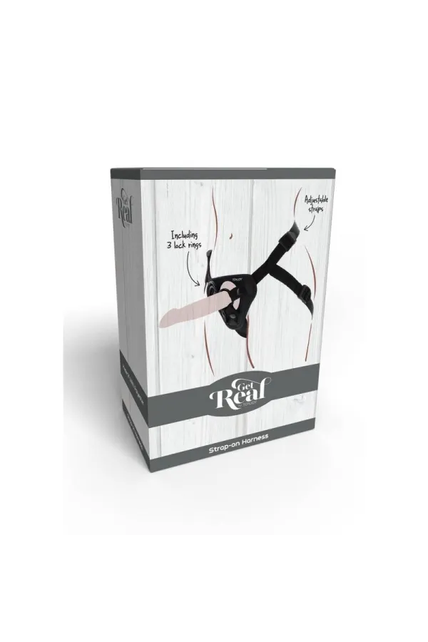 Strap-On-Gurt Schwarz von Get Real kaufen - Fesselliebe