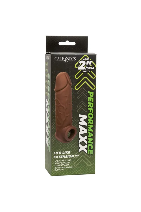 PERFORMANCE MAXX LEBENSNAHE EXTENSION 7 BRAUNE HAUT VON CALIFORNIA EXOTICS kaufen - Fesselliebe