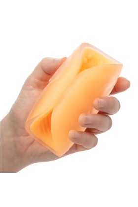 Beaded Grip Masturbator Orange von Calexotics kaufen | Fesselliebe
