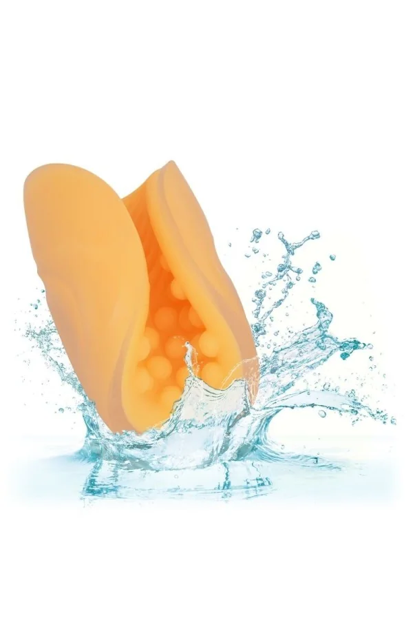 Calex Dual Grip Masturbator - Orange von California Exotics kaufen - Fesselliebe