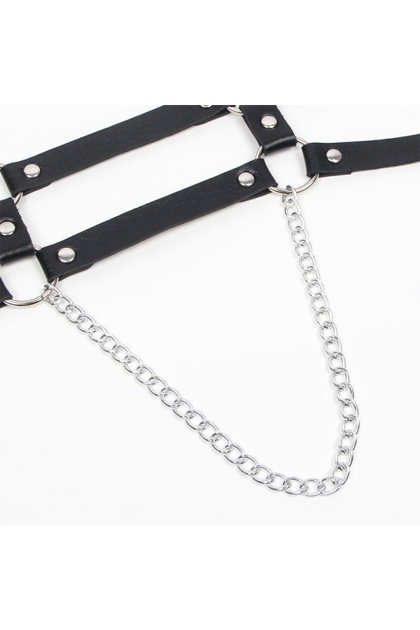 Harness mit Riemen und Kette ??DETAILS One Size (S-L) von Subblime Fetish kaufen | Fesselliebe